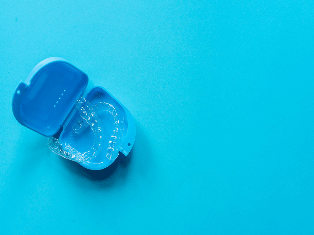 Invisalign in travel case